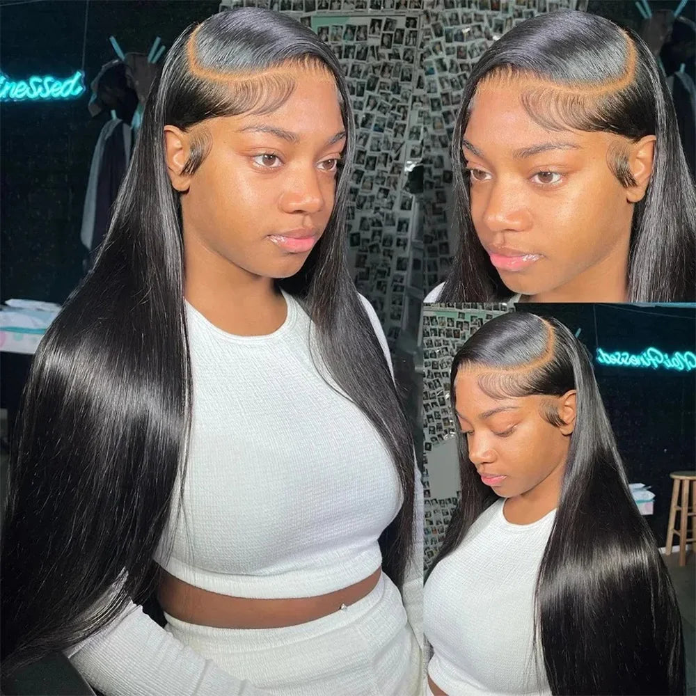 Bone Straight 5x5 Lace Frontal Wig 13x6 13x4 HD Lace Front Wigs