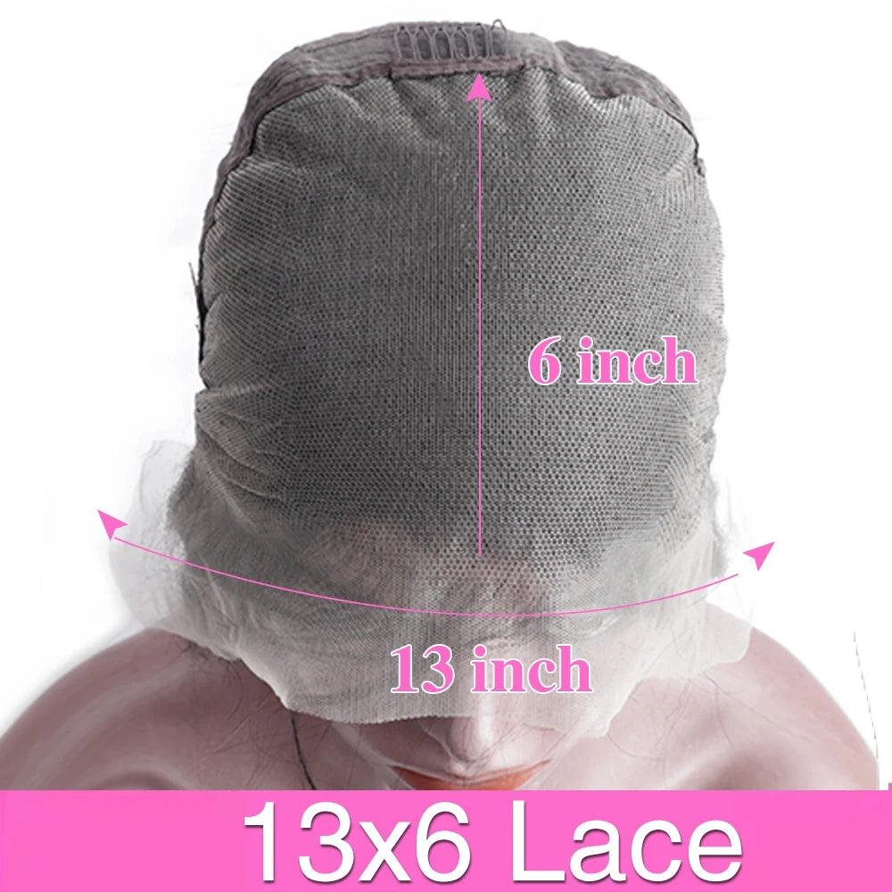 Lace Front 200 Density Brazilian 30 34 38 Inches 13x6 13x4 Body Wave Preplucked HD Lace Frontal Wig