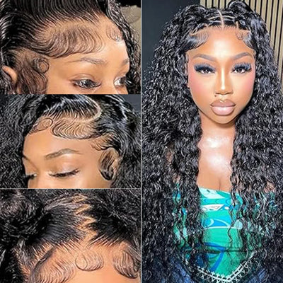 5x5 Glueless Lace Ready To Wear Closure 360 Lace Frontal Wigs