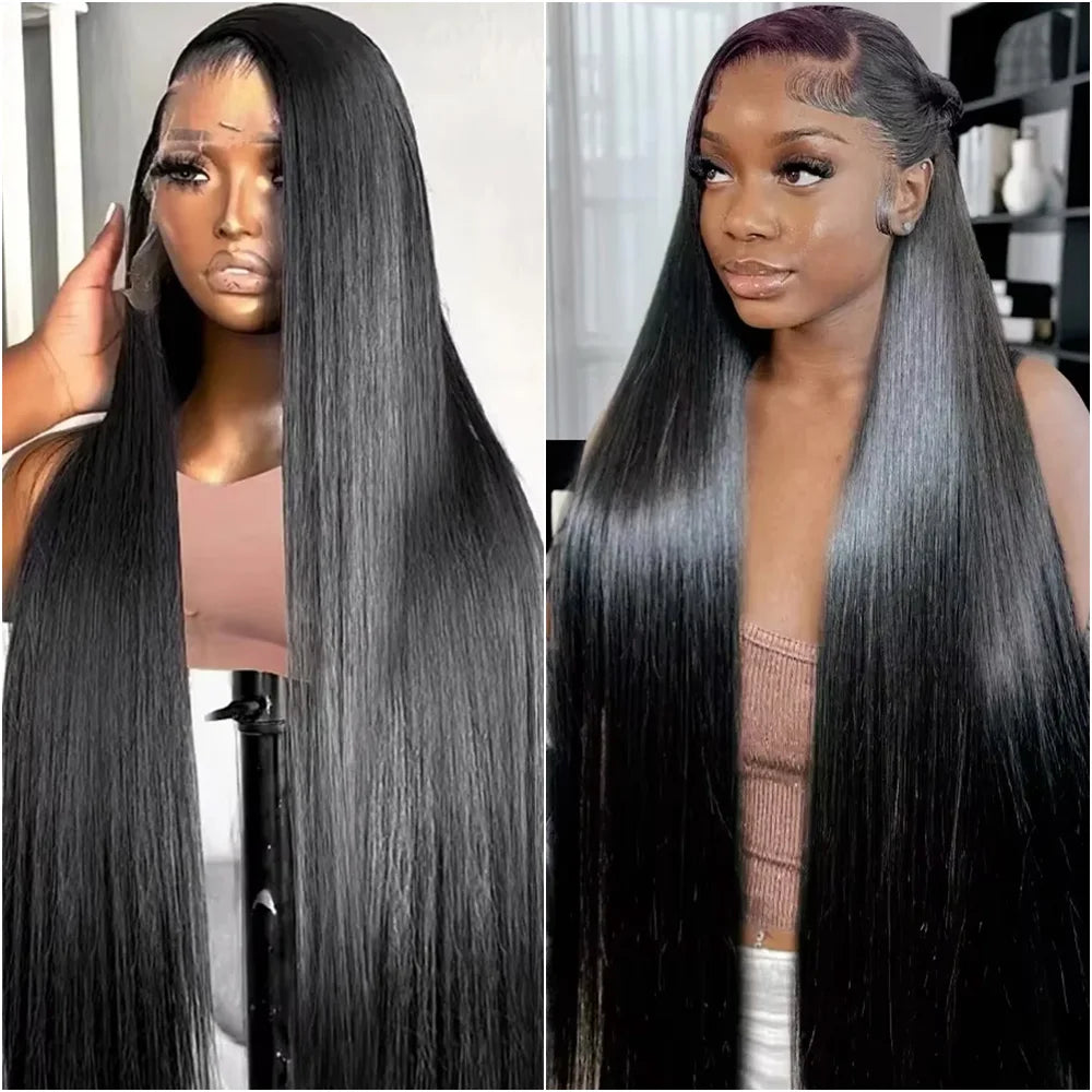 13x6 Straight Front Wig 360 Transparent Lace Wigs for Women