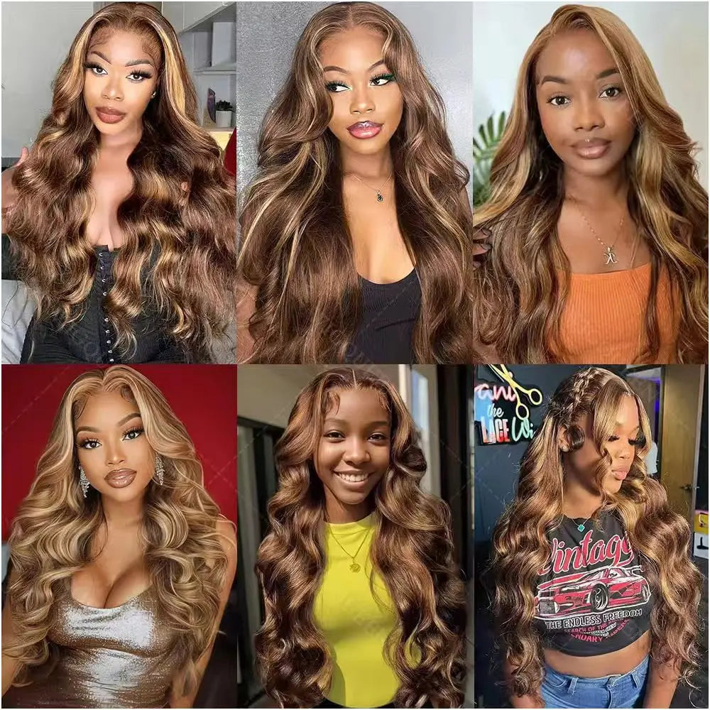 13x4 13x6 HD Lace Front 30 Inch Body Wave Remy Human Hair Wigs