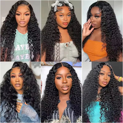 Brazilian Preplucked 5x5 Deep Wave Lace Frontal Wigs
