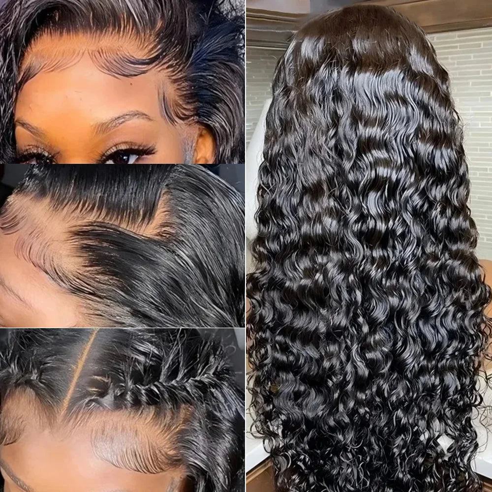13x6 Pre Plucked Curly 360 HD Lace Wig