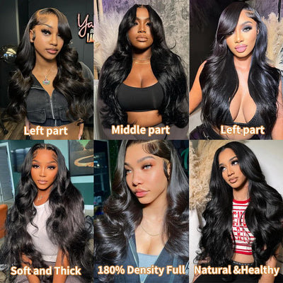 13x6 Preplucked Brazilian 5x5 Glueless Wigs for Women