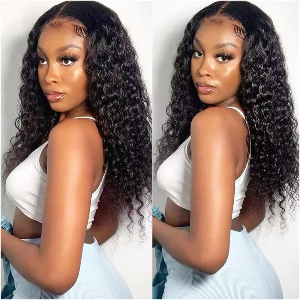 13x6 HD Lace Frontal 100% 38 Inch Deep Wave Frontal Wig