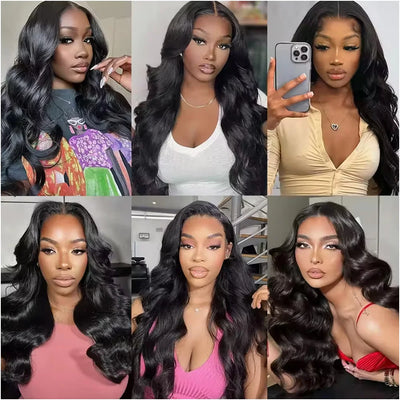 HD Lace Wig 200 Density 13x6 Body Wave Lace Front Human Hair Wigs