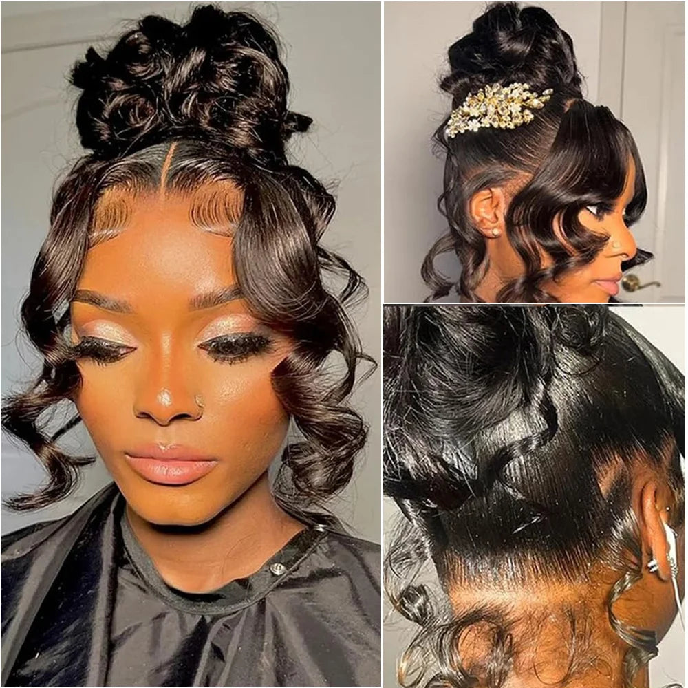 HD Lace Wig 200 Density 13x6 Body Wave Lace Front Human Hair Wigs