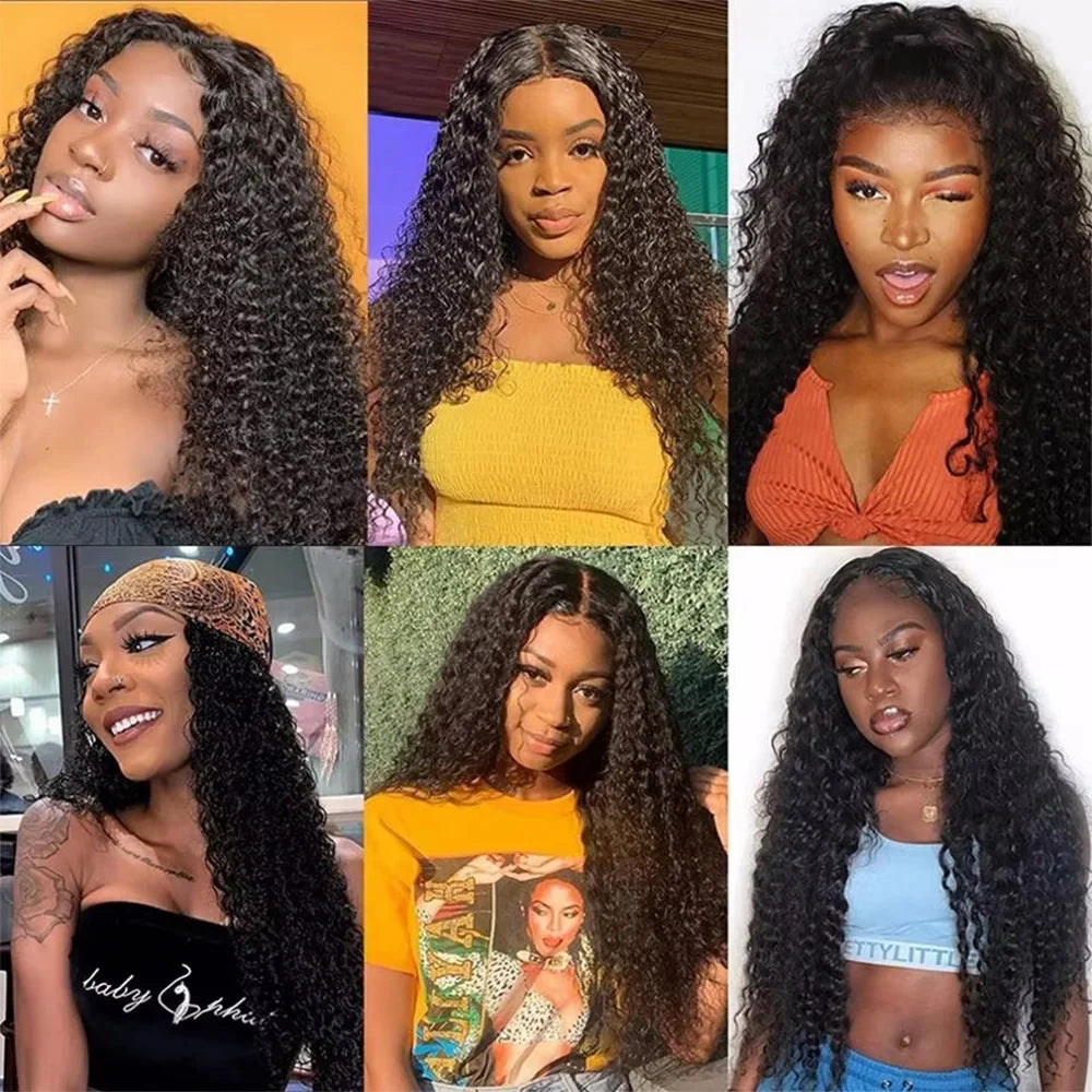 13x6 Pre Plucked Curly 360 HD Lace Wig