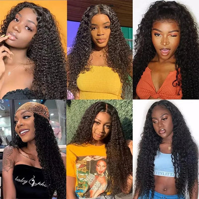 13x6 Pre Plucked Curly 360 HD Lace Wig