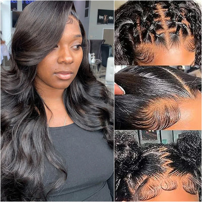 Realy Human Hair 30 38 Inches Brazilian 360 Transparent Lace Front Human Hair Wigs