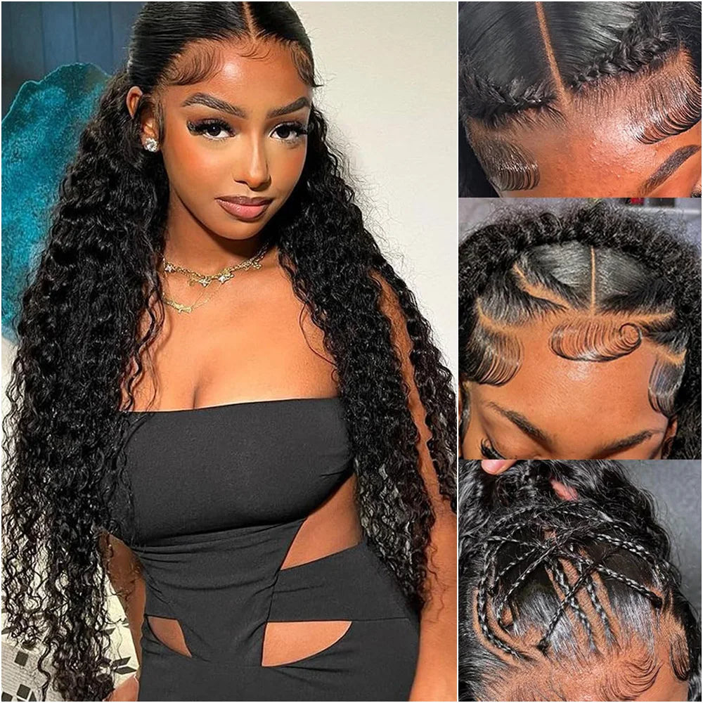 Brazilian Preplucked 5x5 Deep Wave Lace Frontal Wigs