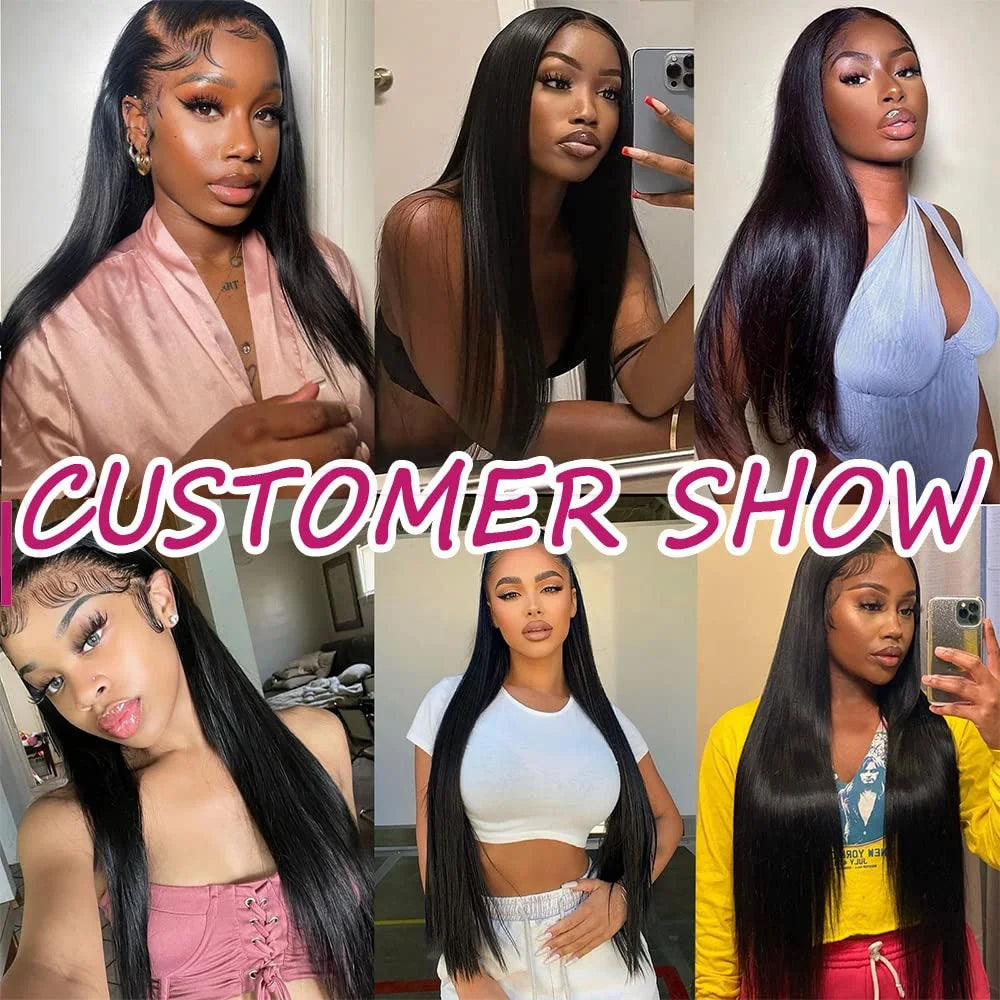 220 Density Front Wig Ready To Wear 13x6 Straight Frontal Wigs