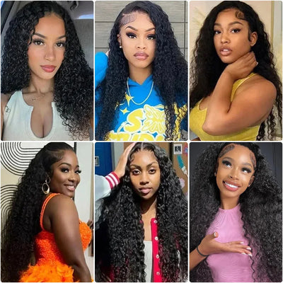 13x6 HD Lace Frontal 100% 38 Inch Deep Wave Frontal Wig