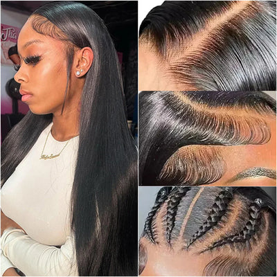 Brazilian 13x4 13x6 Straight HD Lace Frontal Wigs