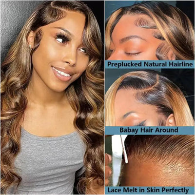 13x4 13x6 HD Lace Front 30 Inch Body Wave Remy Human Hair Wigs