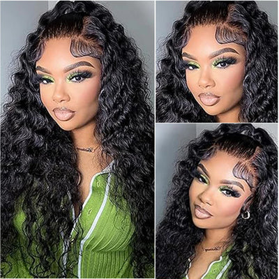 5x5 Glueless Lace Ready To Wear Closure 360 Lace Frontal Wigs